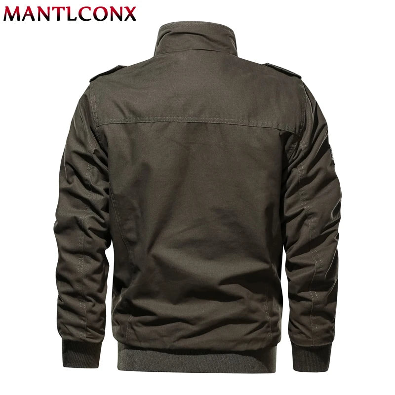 6XL Military Jacket Men Winter Thick Thermal Coat Army Pilot Jackets Air Force Cargo Jacket Windbreaker Men Pakas Male